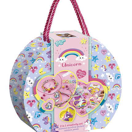 Unicornio 2 en 1 Estuche de manualidades