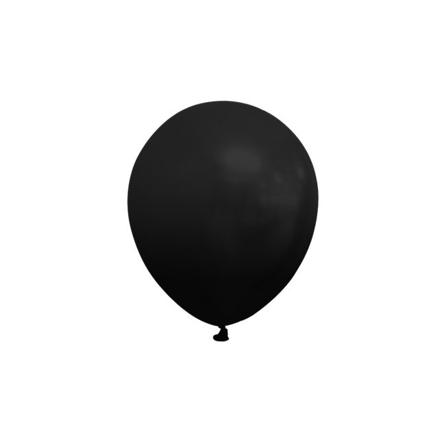 Globos Negros 13cm 100uds