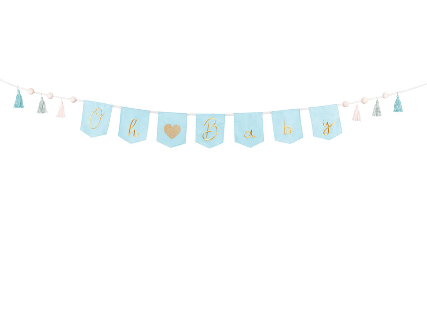 Banner Azul Oh Baby 2,5m