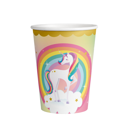 Tazas Unicornio 9cm 8uds