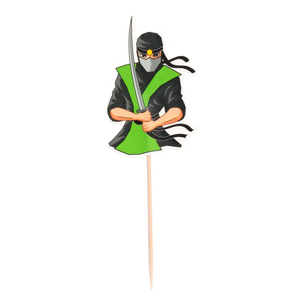 Ninja Cake topper 5 piezas