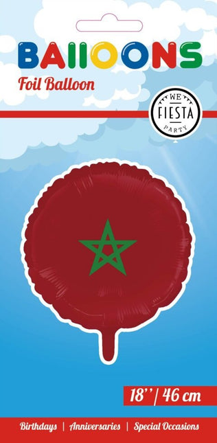 Globo de Helio Marruecos Vacío 45cm