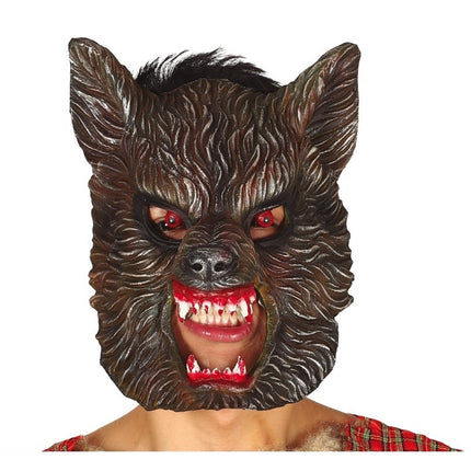 Máscara de lobo de Halloween