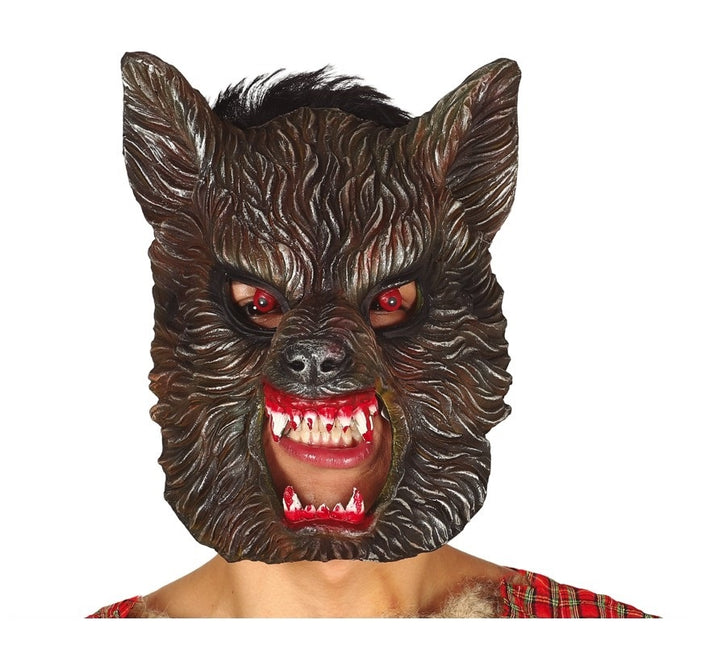 Máscara de lobo de Halloween