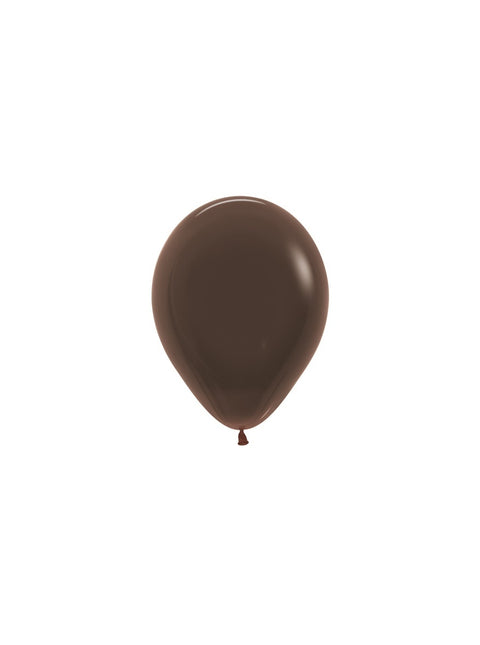 Globos Marrón Chocolate 12cm 50pcs