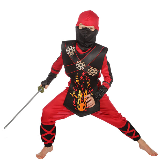 Traje Ninja Fuego Infantil