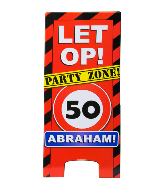 Abraham Señal de advertencia 50 años Señal de tráfico 62,5cm