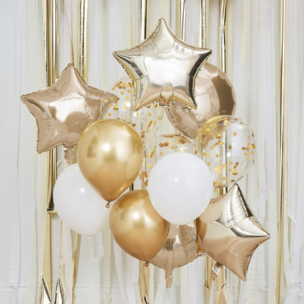 Set Globos Oro Globos 30cm 12pcs