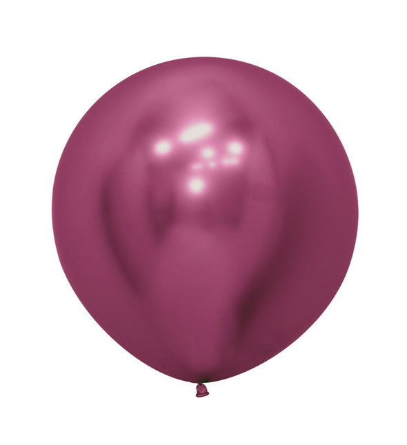 Globos Reflex Fucsia 61cm 3pcs