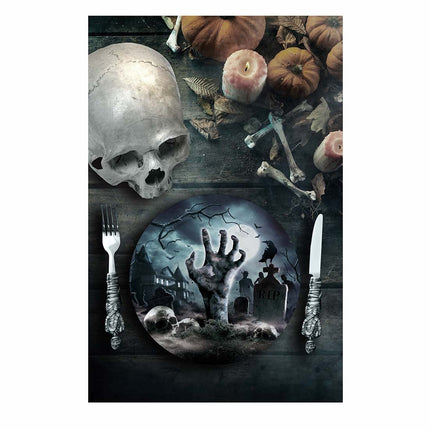 Halloween Cementerio Platos 23cm 6pcs