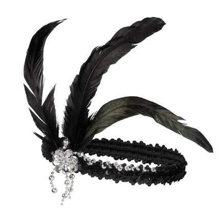 Conjunto Disfraz Flapper 3 piezas