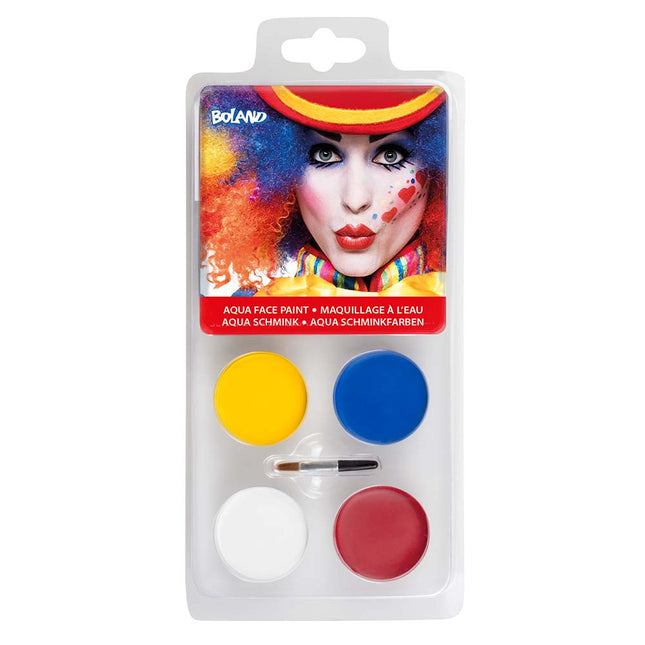 Set de Maquillaje Payaso Base de Agua