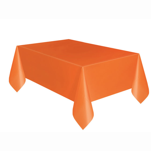 Mantel Naranja Plástico 2,74m