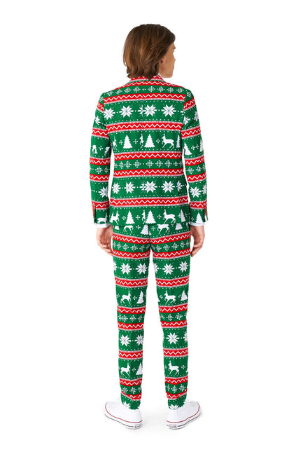 Traje Verde Festivo Niño Adolescente OppoSuits