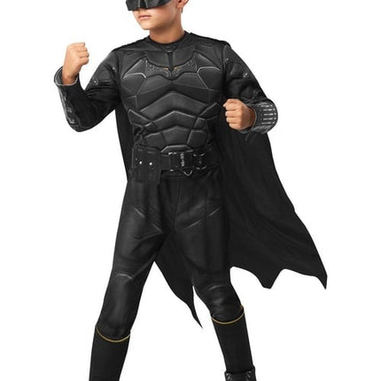 Traje Batman Musculoso Niño Negro