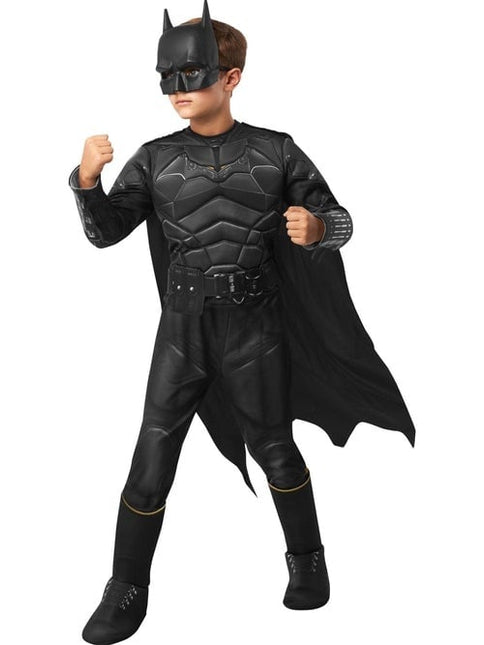 Traje Batman Musculoso Niño Negro