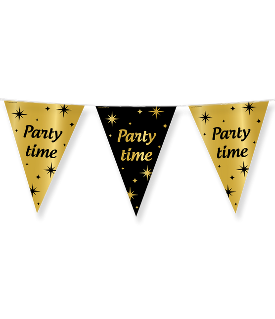 Flagline Party Time Oro Negro 10m