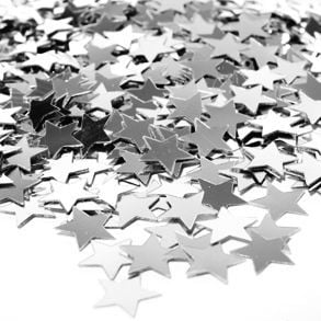 Confeti de mesa Star Silver 1cm 600pcs