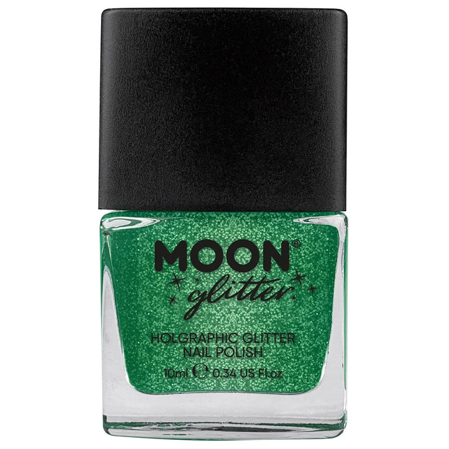 Esmalte de uñas holográfico Moon Glitter Verde 14ml