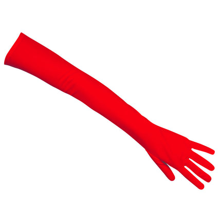 Guantes Rojos Largos 40cm