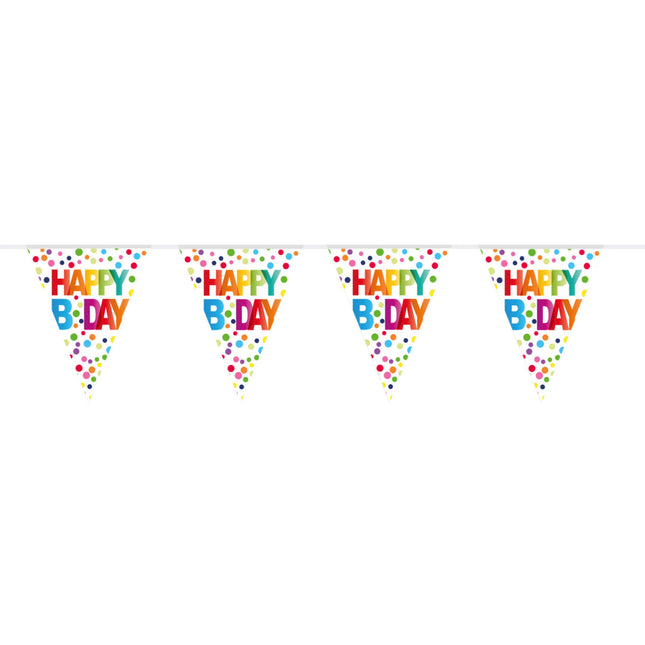 Cumpleaños Slingers Happy Birthday Dots 10m