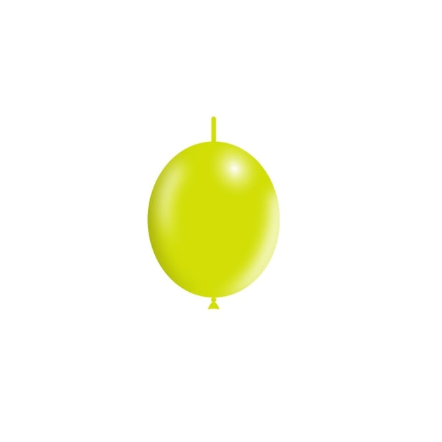 Globos Botón Verde Claro 15cm 100pcs