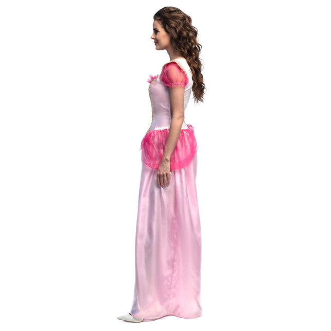 Vestido de princesa Rosa