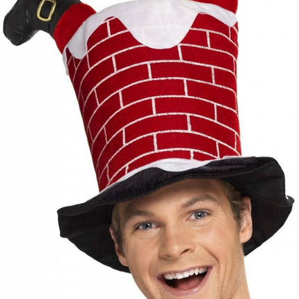 Gorro de Papá Noel Chimenea de Papá Noel