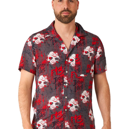 Viernes 13 Camisa Manga Corta Hombre OppoSuits