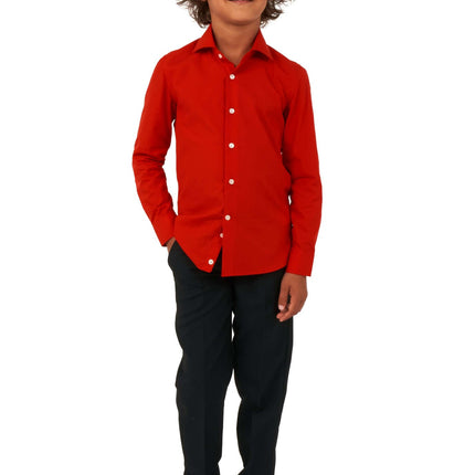 Camisa Roja Niño OppoSuits