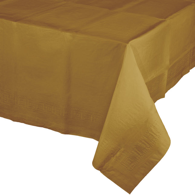Mantel Oro Plástico 2.74m