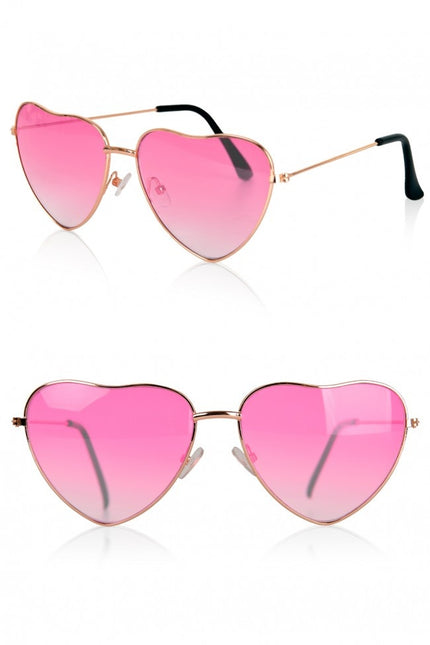 Gafas Corazón Rosa