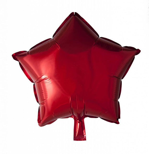 Globo de Helio Estrella Rojo 46cm Vacío