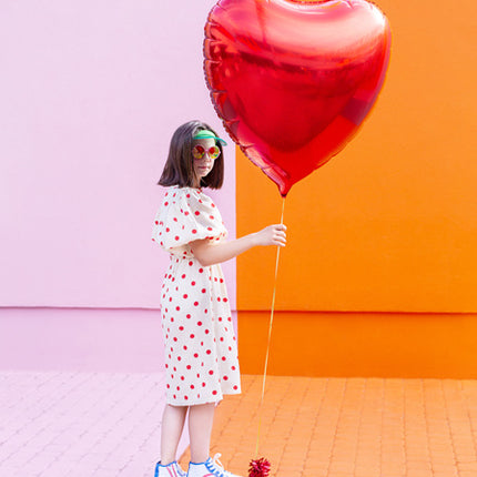 Globo de Helio Corazón Rojo Vacío 73cm