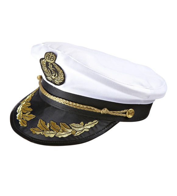 Gorra Capitán Oro Blanco