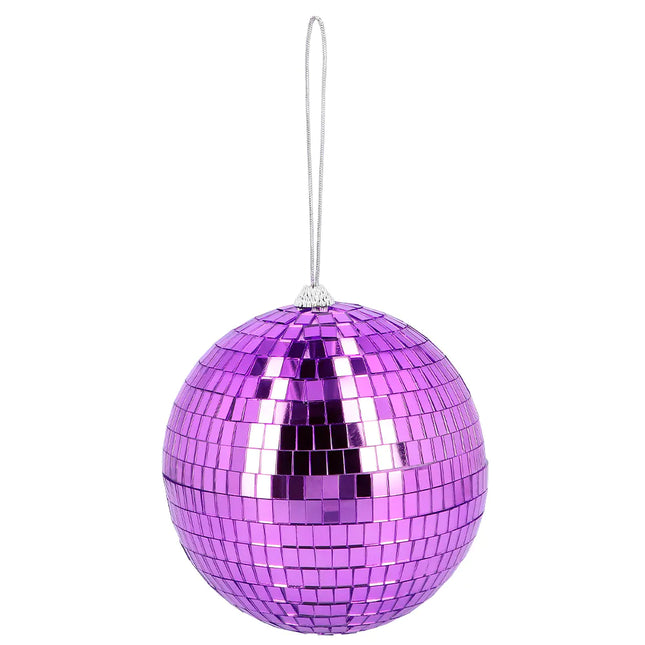 Discoball morado 15cm