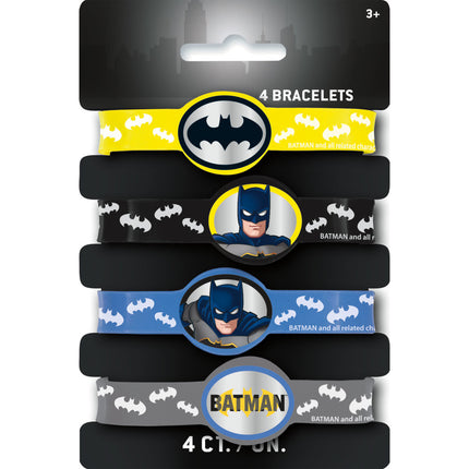 Pulseras Batman 4pcs