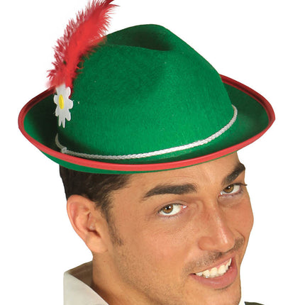 Gorro Tiroler Oktoberfest Verde