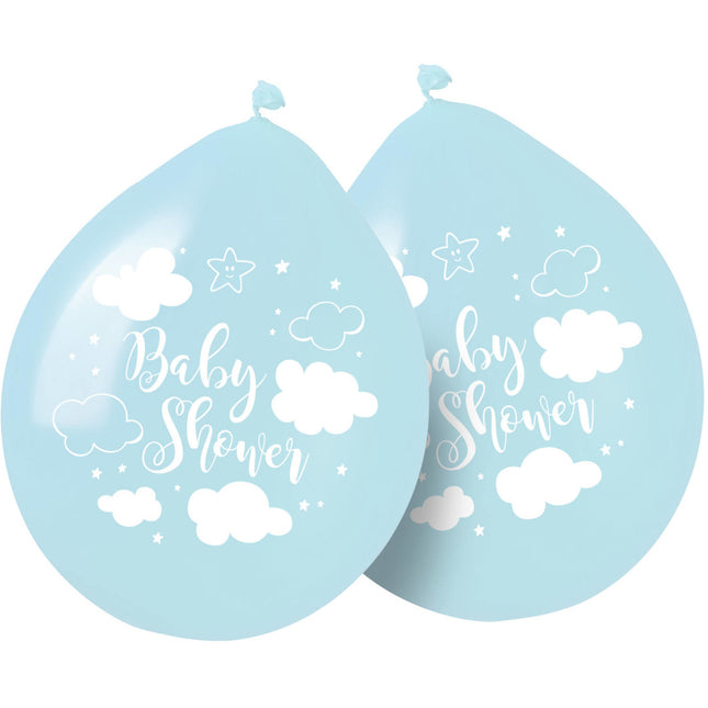 Globos Niño Baby Shower 30cm 8pcs