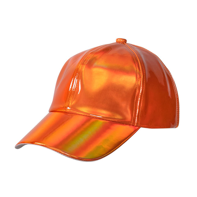 Gorra Naranja Holográfica Ajustable