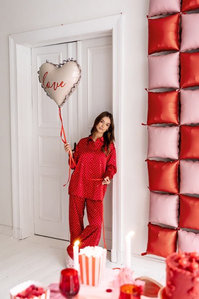 Foil Balloon Heart, 50x47cm, mix - Partywinkel - 5904555075351