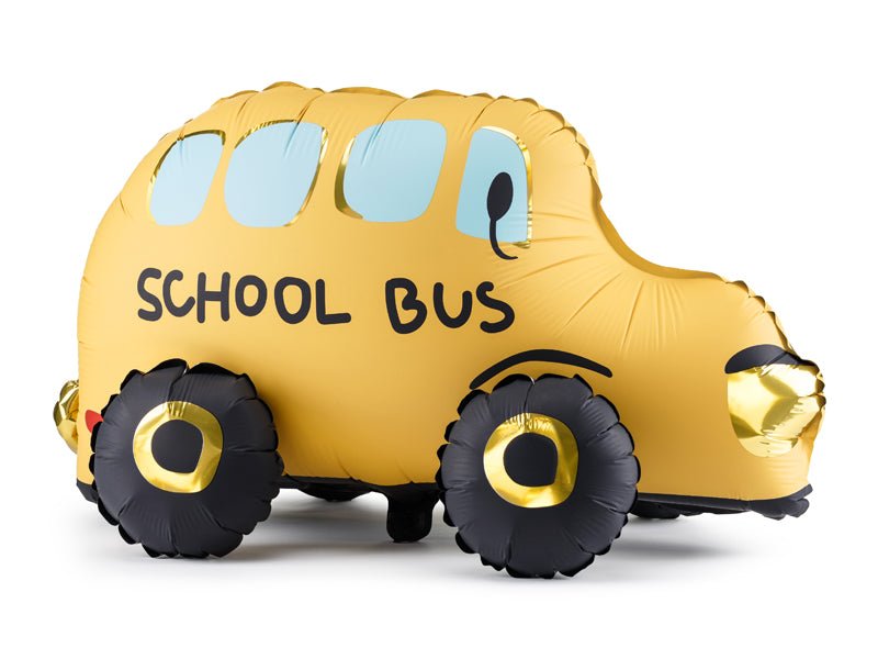 Gele Helium Ballon Schoolbus Leeg 66cm - Partywinkel - 5904555049048