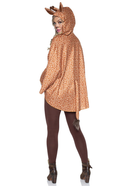 Giraf Poncho Dames Leg Avenue - Partywinkel - 714718551036