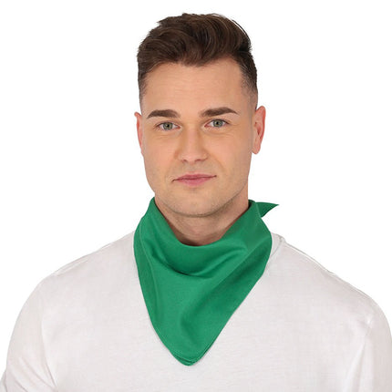 Groene Bandana 54cm - Partywinkel - 8434077270370