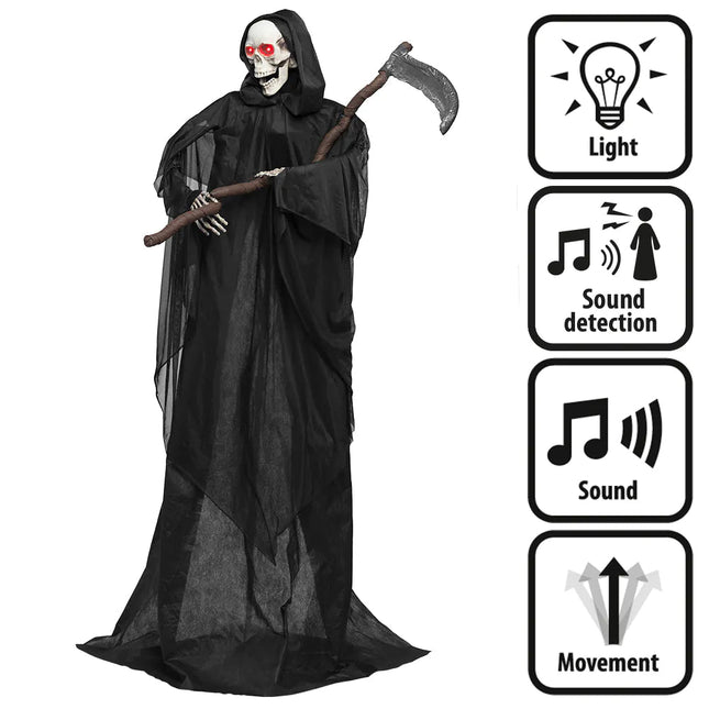 Halloween Hangdecoratie Cutting Reaper 1,83m - Partywinkel - 8712026731029