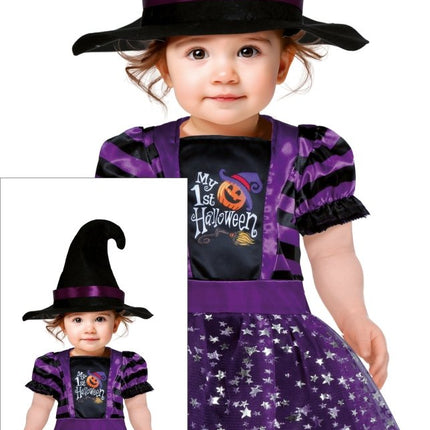 Halloween Jurk Baby Heks - Partywinkel - 8434077761403