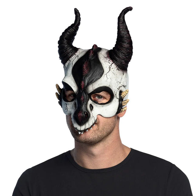 Halloween Masker Draken Schedel - Partywinkel - 8712026975973