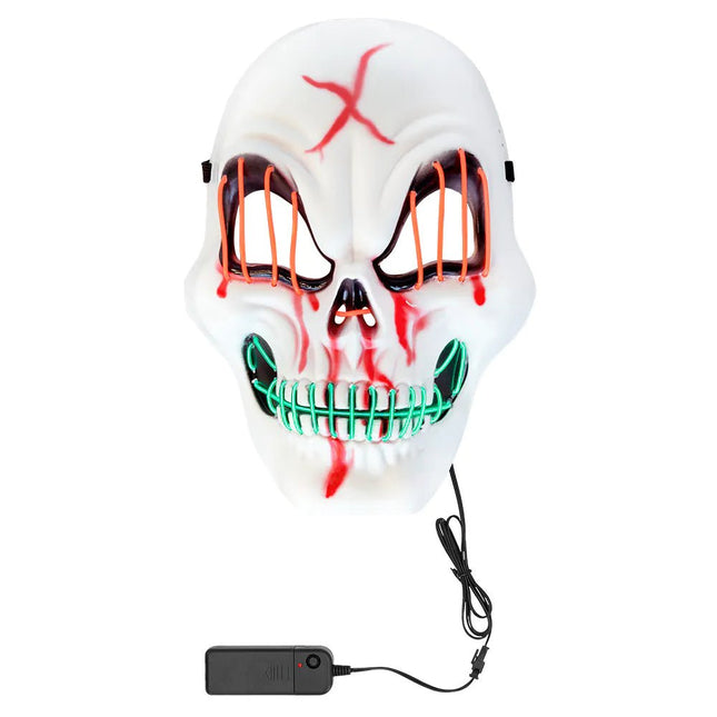 Halloween Masker Led Skelet - Partywinkel - 8712026723628