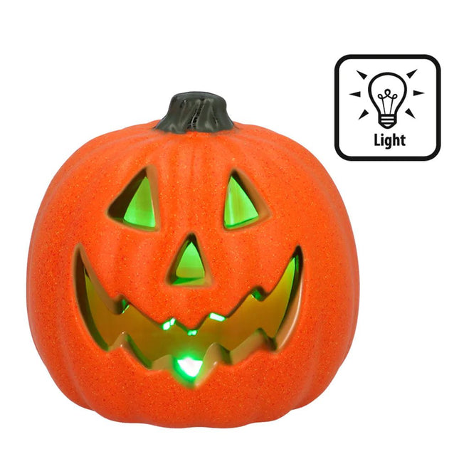 Halloween Pompoen Oranje 20cm - Partywinkel - 8712026723215