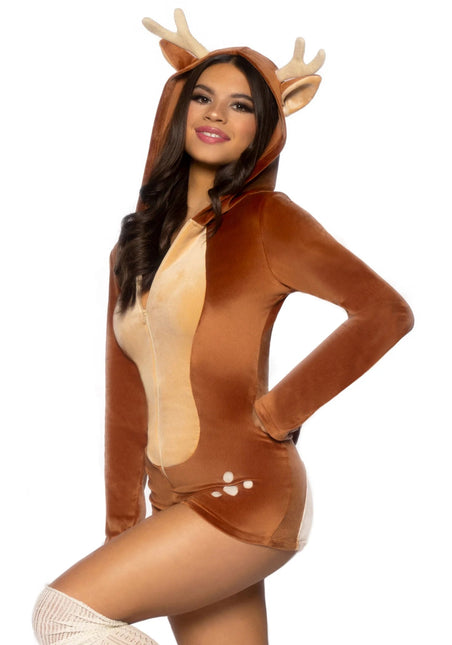 Hert Kostuum Bodysuit Leg Avenue - Partywinkel - 714718562179